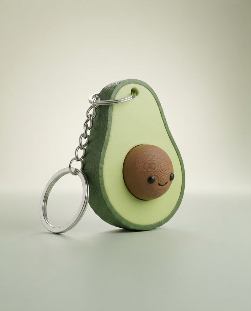Avocado Keychain