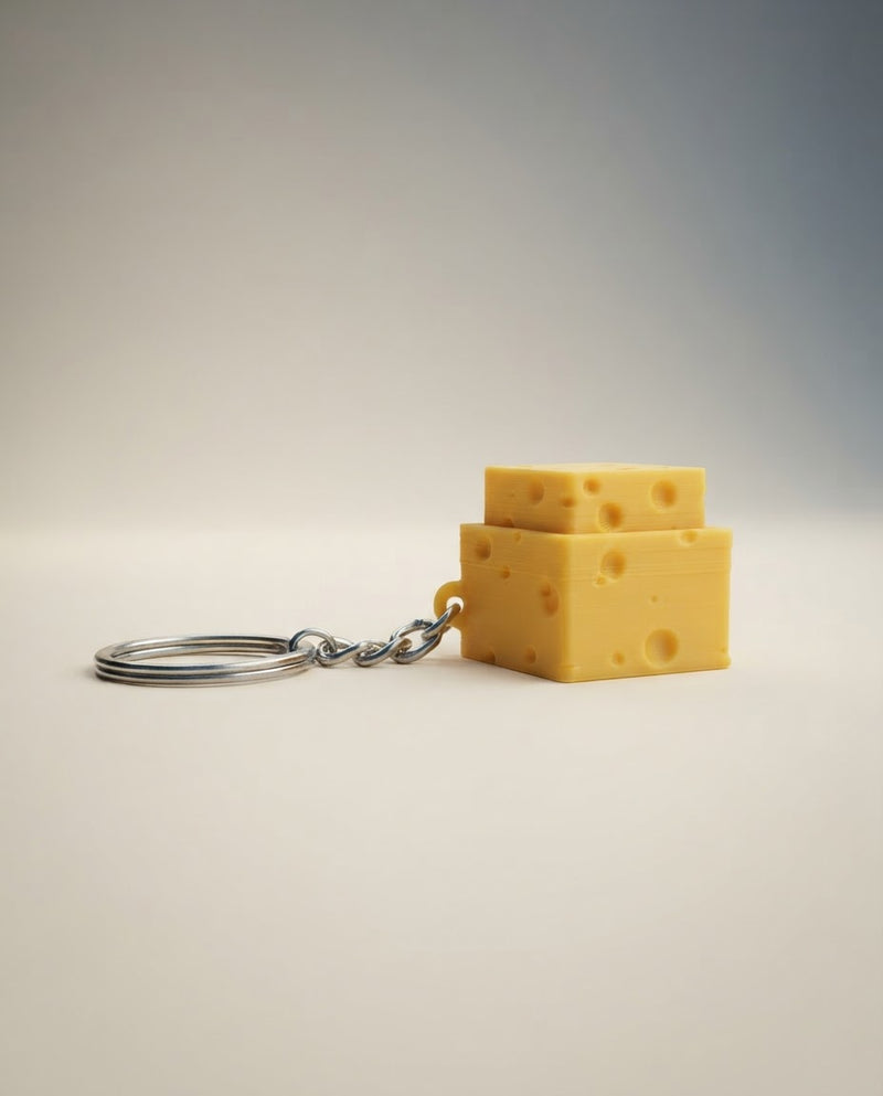 Cheese Block Keychain