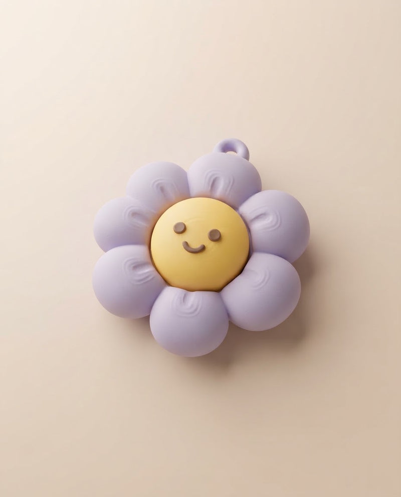 Daisy Charm Keychain