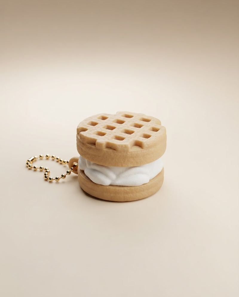 Waffle Keychain